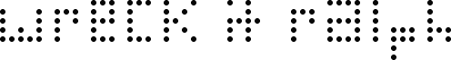 Preview of the wreck it ralph Regular font