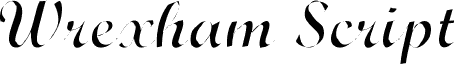 Wrexham Script Light