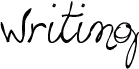 writing something by hand_FREE-version
