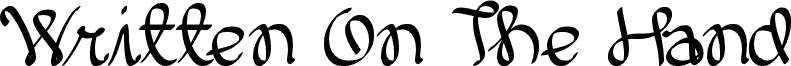 Written On The Hand