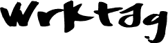 Preview of the WrktagRegular font