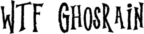 WTF Ghosrain Regular