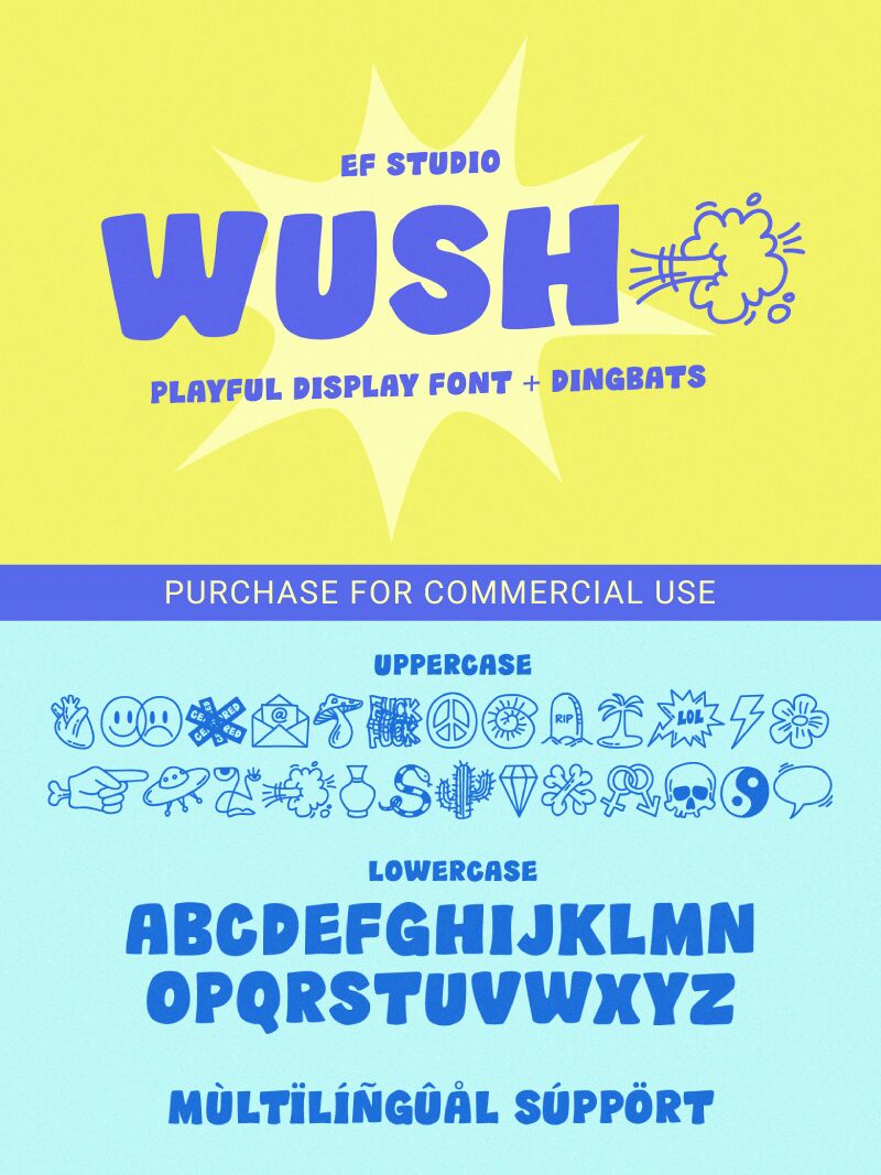 WUSH Schriftart