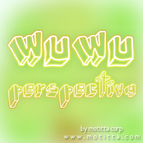 wuwu perspectiva الخط