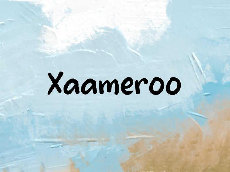 Xaameroo Шрифт