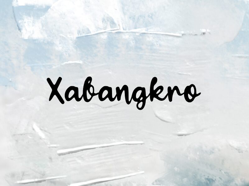 Xabangkro 字体