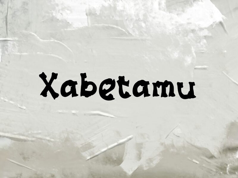 Xabetamu font presentation and specimen