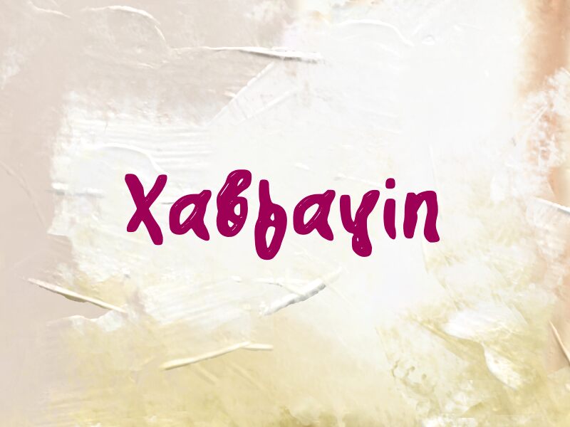 Xabfayin 字体