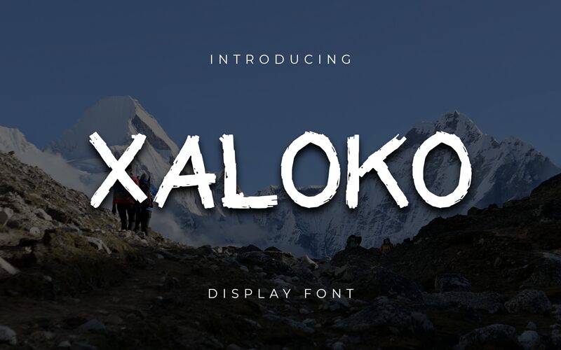 Xaloko Schriftart
