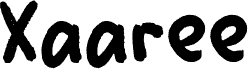 Xaaree carattere