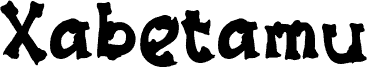 Preview of the Xabetamu font