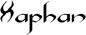 Preview of the Xaphan Expanded font