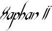 Podgląd czcionki Xaphan II Condensed Italic