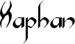Preview of the Xaphan font