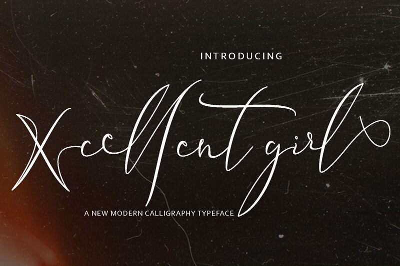 Xcellent girl Czcionka