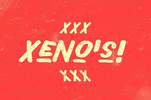 Xeno's!  字体