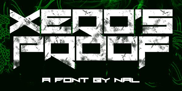 Xero's Proof Schriftart