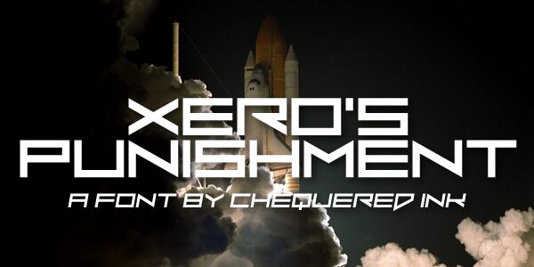 Xero's Punishment Czcionka