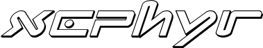 Xephyr 3D Italic