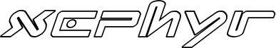 Xephyr Outline Italic