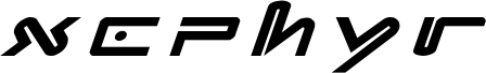 Xephyr Title Italic