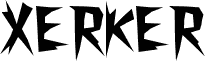 Preview of the Xerker font