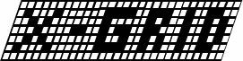 Preview of the X-Grid Italic font