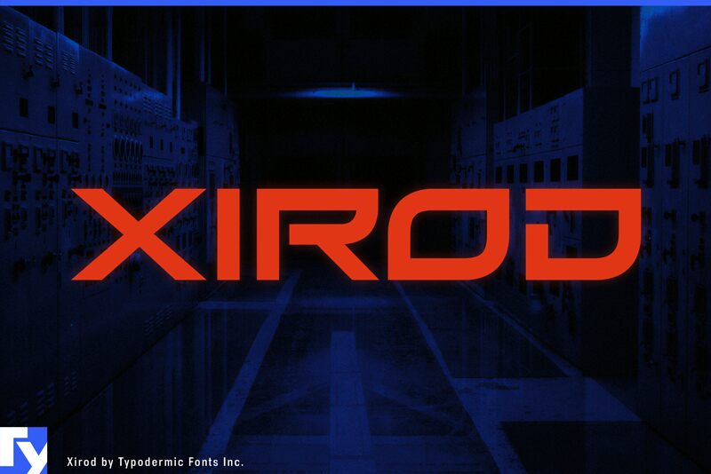 Xirod Schriftart