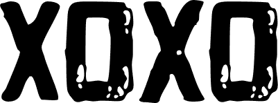 Xoxo font