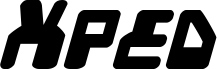Предварительный просмотр шрифта Xped Bold Italic