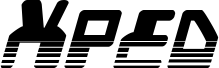 Предварительный просмотр шрифта Xped Halftone Italic