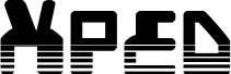 Предварительный просмотр шрифта Xped Halftone