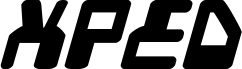 Предварительный просмотр шрифта XPED Italic