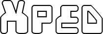 Предварительный просмотр шрифта Xped Outline