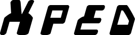 Предварительный просмотр шрифта Xped Title Italic
