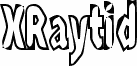 Náhled písma XRaytid
