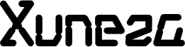 Xuneza шрифт