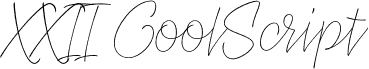 XXII CoolScript - DEMO ExtraThin