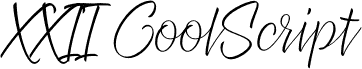XXII CoolScript - DEMO Thin