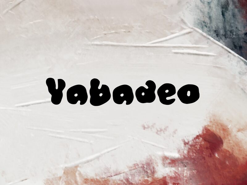 Yabadeo Font