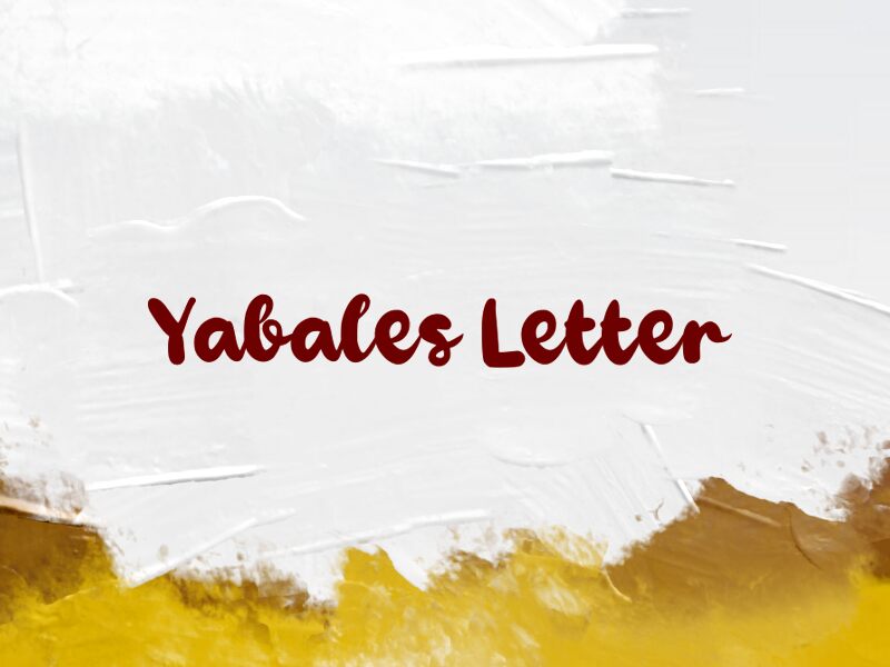 Yabales Letter Druh písma
