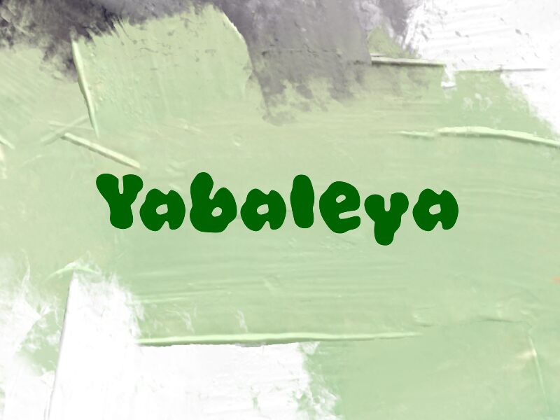 Yabaleya font presentation and specimen