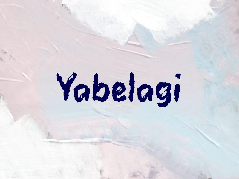 Yabelagi Fonte