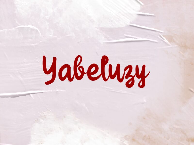 Yabeluzy 字体