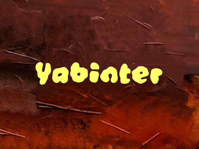 Yabinter Font