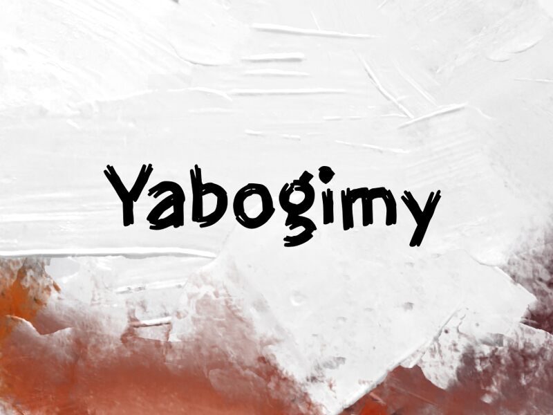 Yabogimy Шрифт