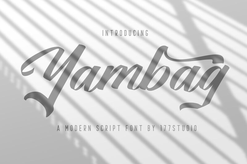 Yambag Schriftart