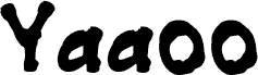 Preview of the Yaaoo font