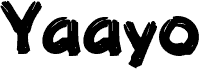 Preview of the Yaayo font