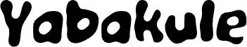 Yabakule fonte